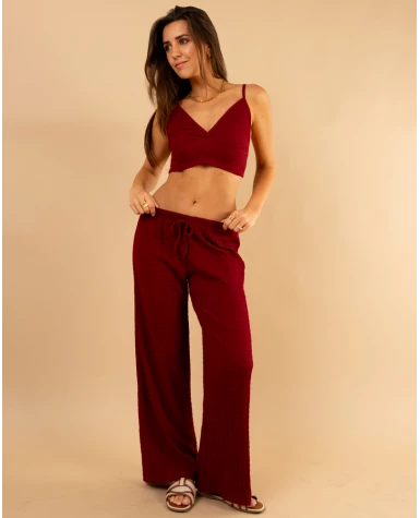Pantalon gaufre