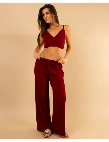 Pantalon gaufre