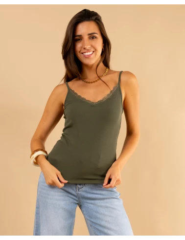Débardeur dentelle