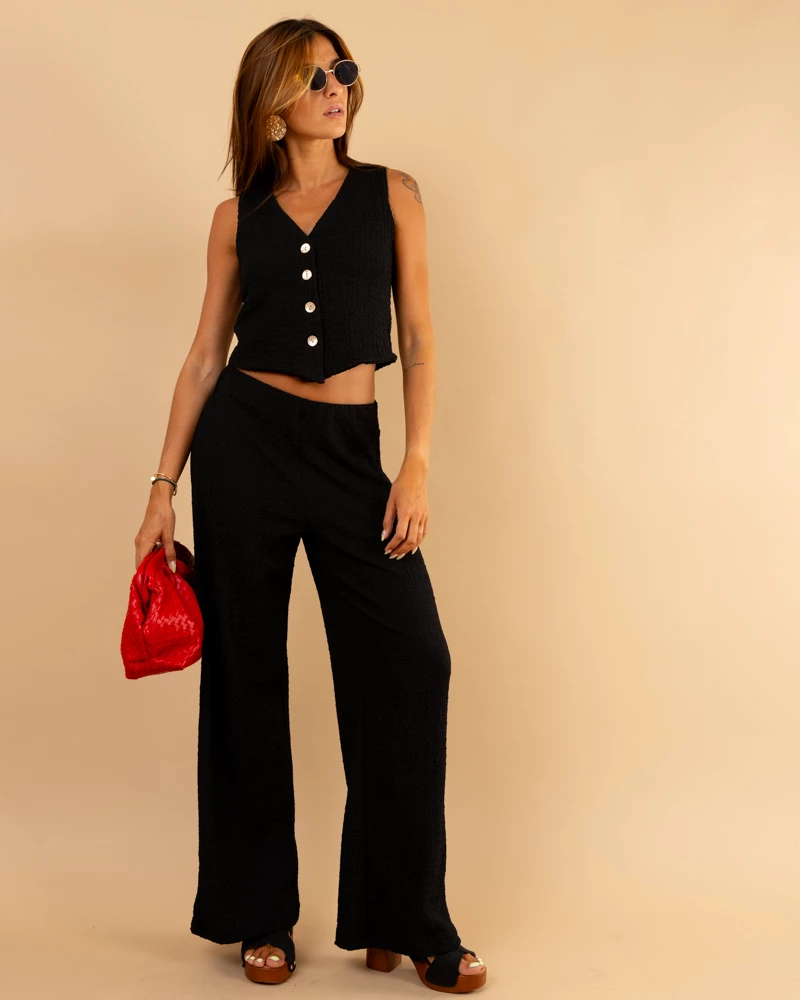 Pantalon gaufre