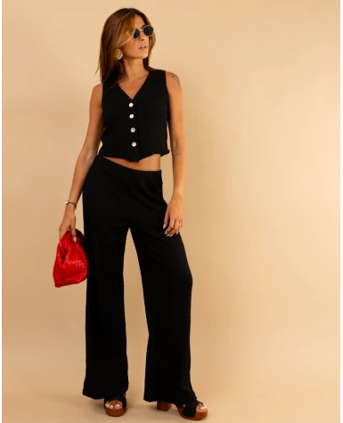 Pantalon gaufre