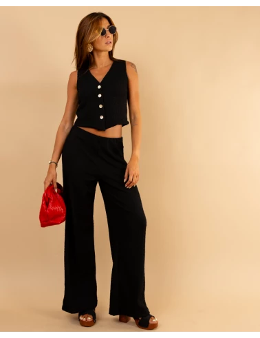 Pantalon gaufre