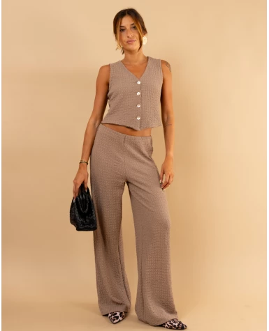 Pantalon gaufre