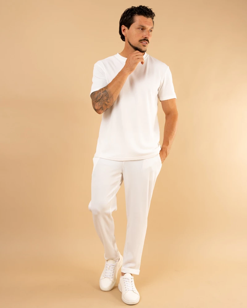 Pantalon nid d'abeille