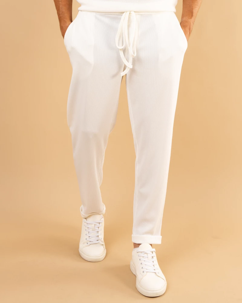 Pantalon nid d'abeille