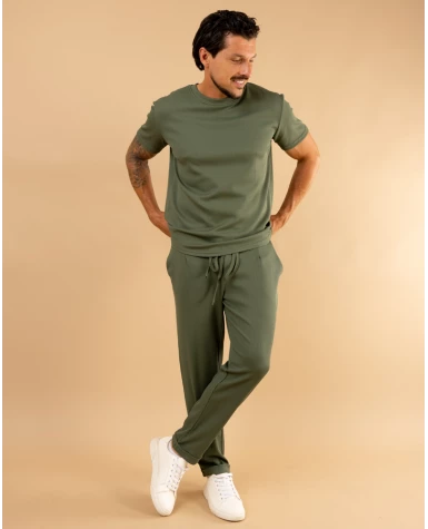 Pantalon nid d'abeille
