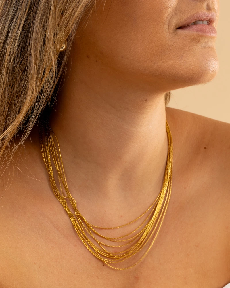 Collier multi rangs