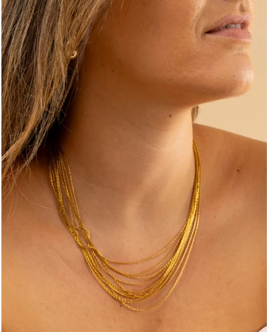 Collier multi rangs