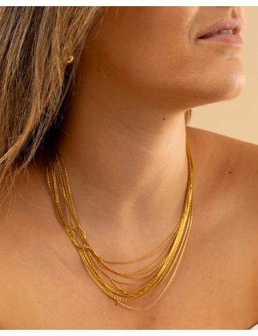 Collier multi rangs