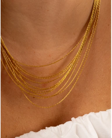 Collier multi rangs