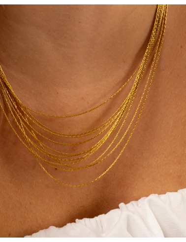 Collier multi rangs