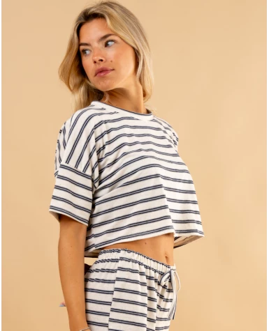 T-shirt rayé Marcel