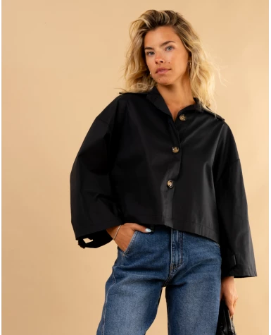 Chemise effet trench
