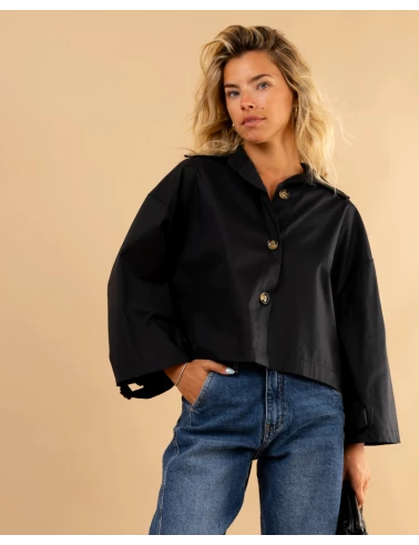 Chemise effet trench