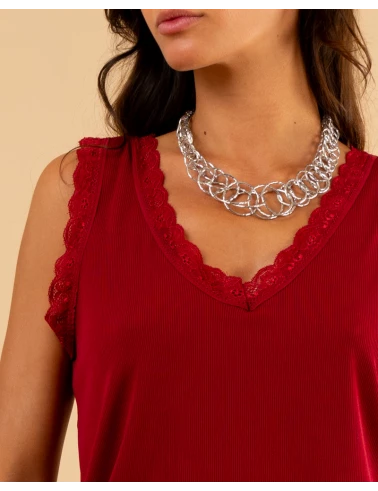 Débardeur dentelle