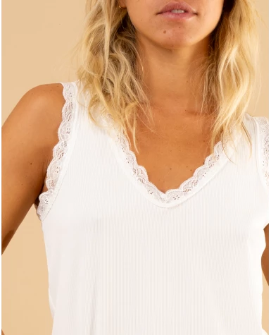 Débardeur dentelle