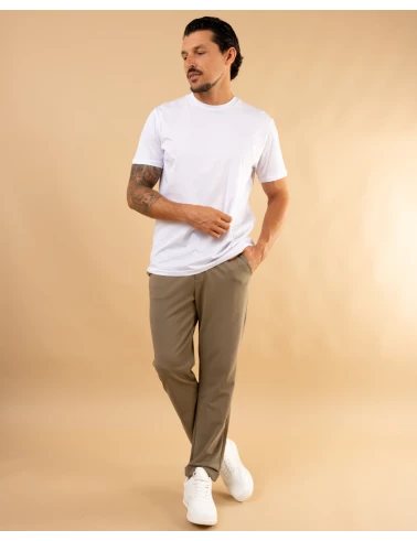 Pantalon texturé