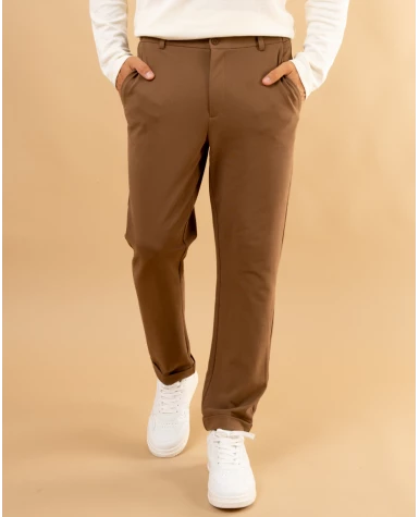 Pantalon texturé