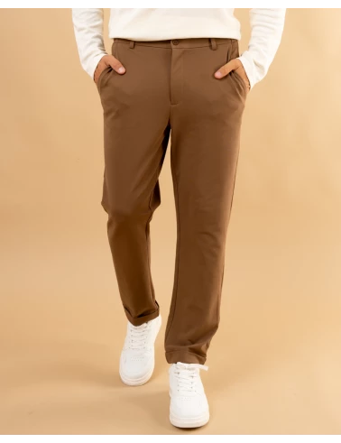 Pantalon texturé