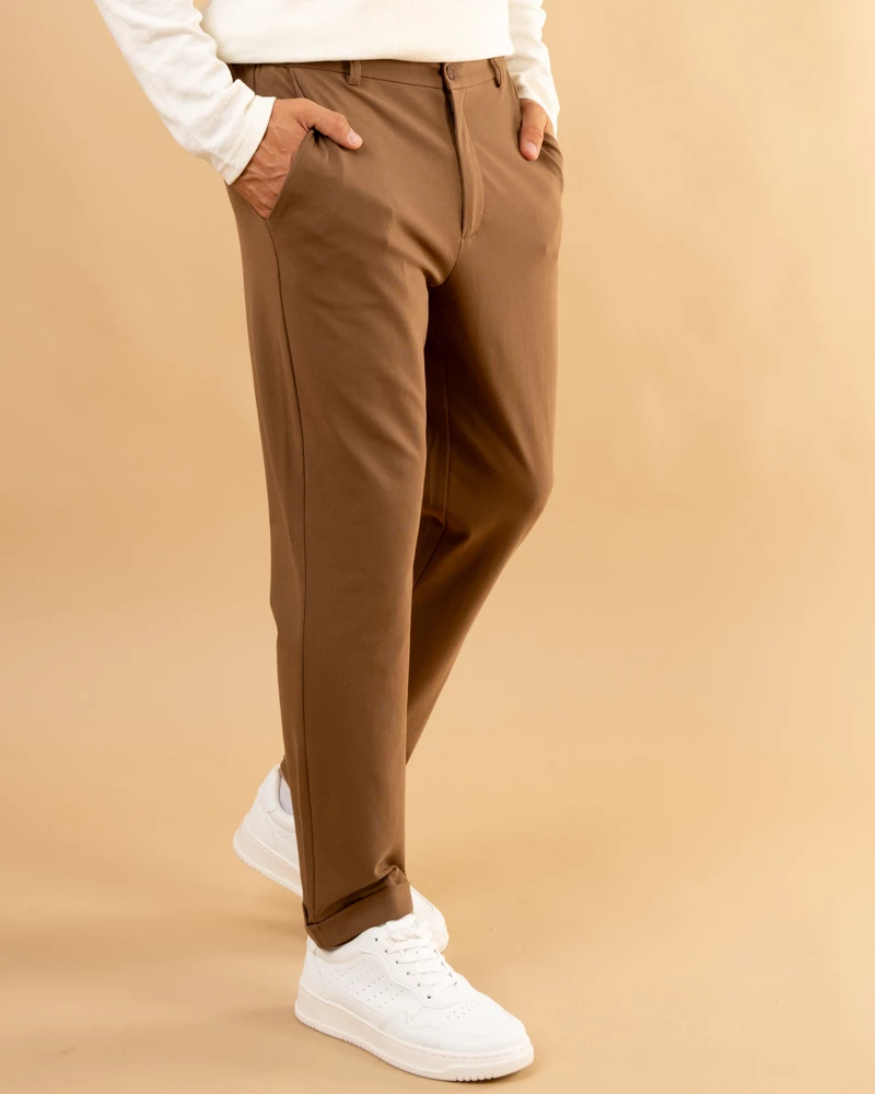 Pantalon texturé