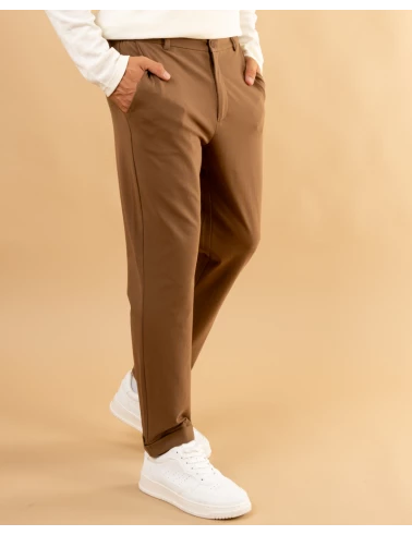 Pantalon texturé