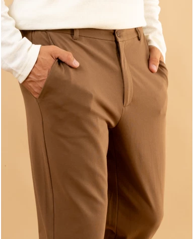 Pantalon texturé
