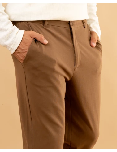 Pantalon texturé