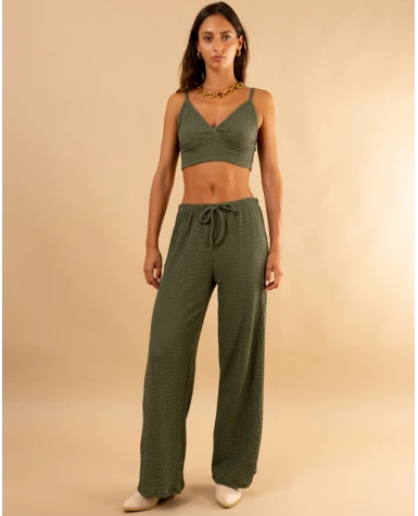 Pantalon gaufre