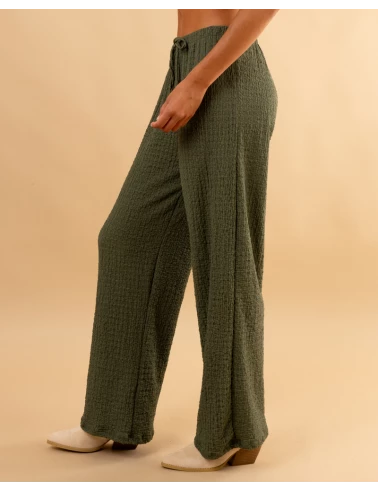 Pantalon gaufre