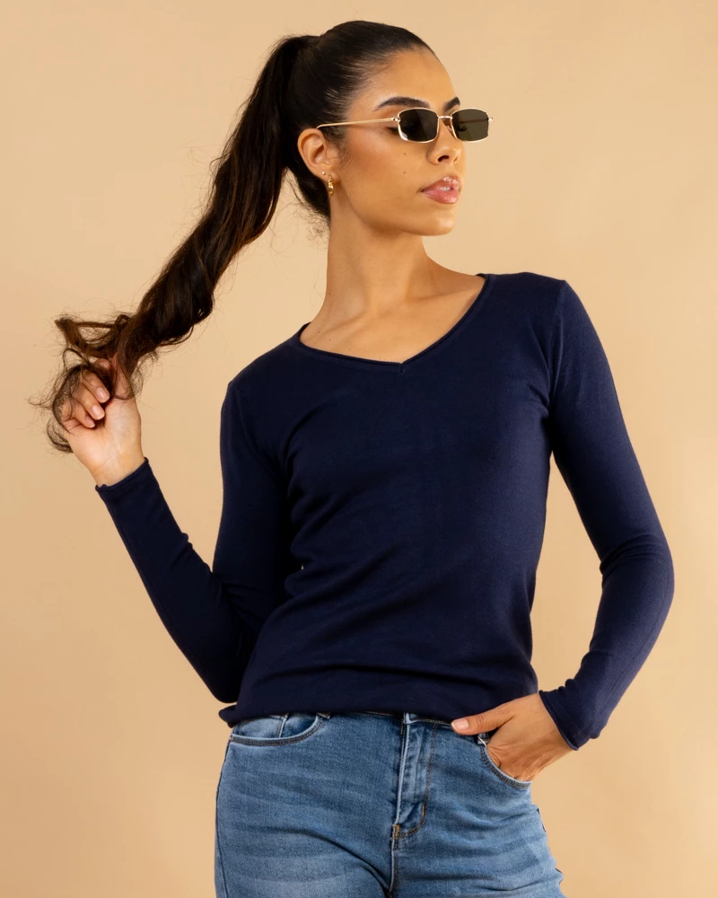 Pull col en v