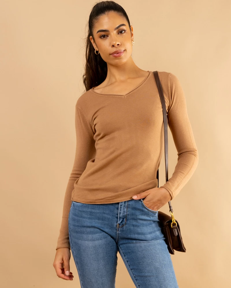 Pull col en v