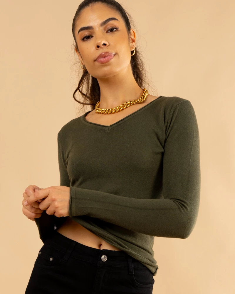 Pull col en v