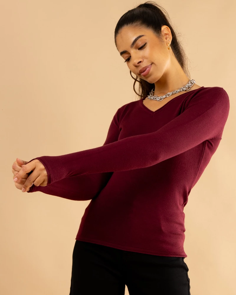 Pull col en v