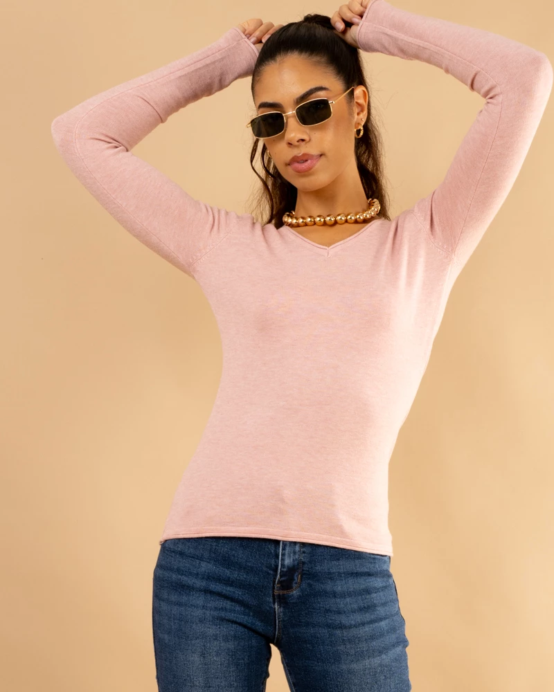 Pull col en v