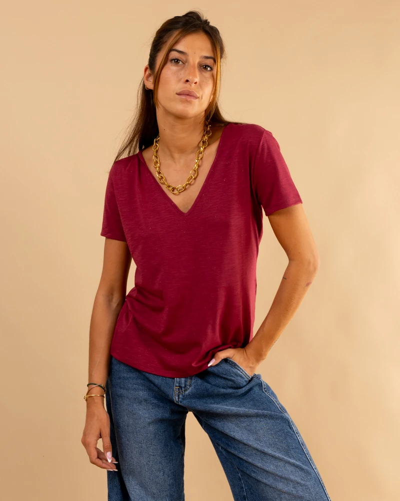 T-Shirt paillettes