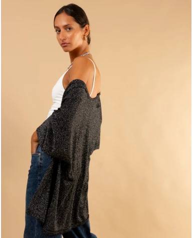 Gilet maille lurex