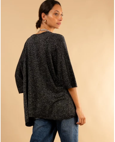 Gilet maille lurex