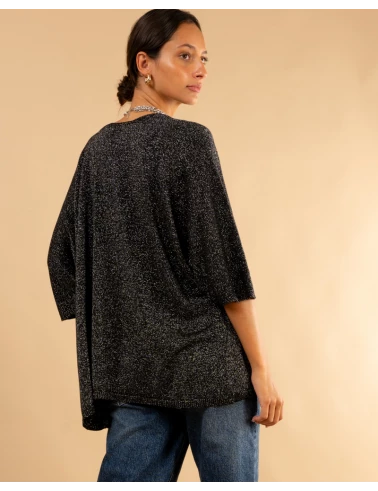 Gilet maille lurex