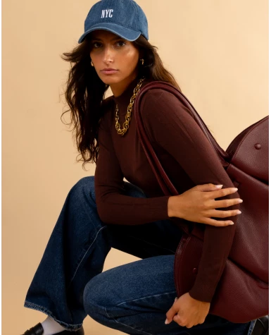 Pull col montant