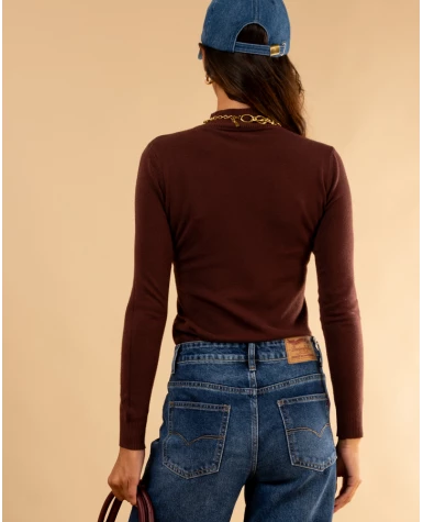 Pull col montant