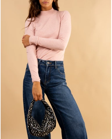 Pull col montant