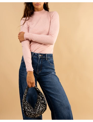 Pull col montant