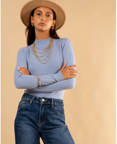 Pull col montant