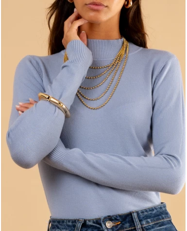 Pull col montant