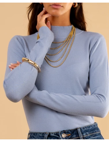 Pull col montant