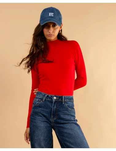 Pull col montant