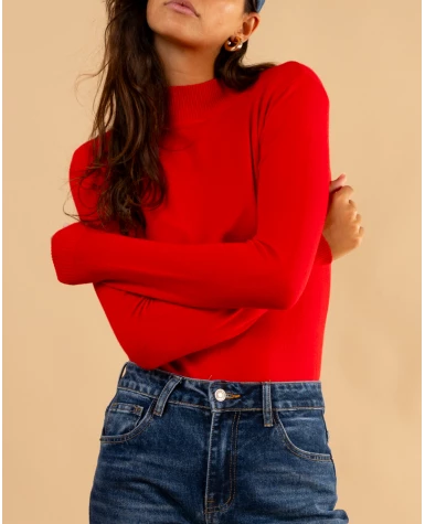 Pull col montant