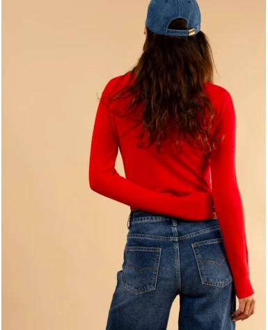 Pull col montant