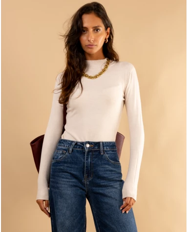 Pull col montant