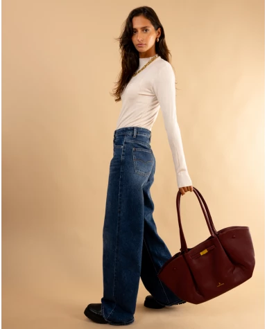 Pull col montant